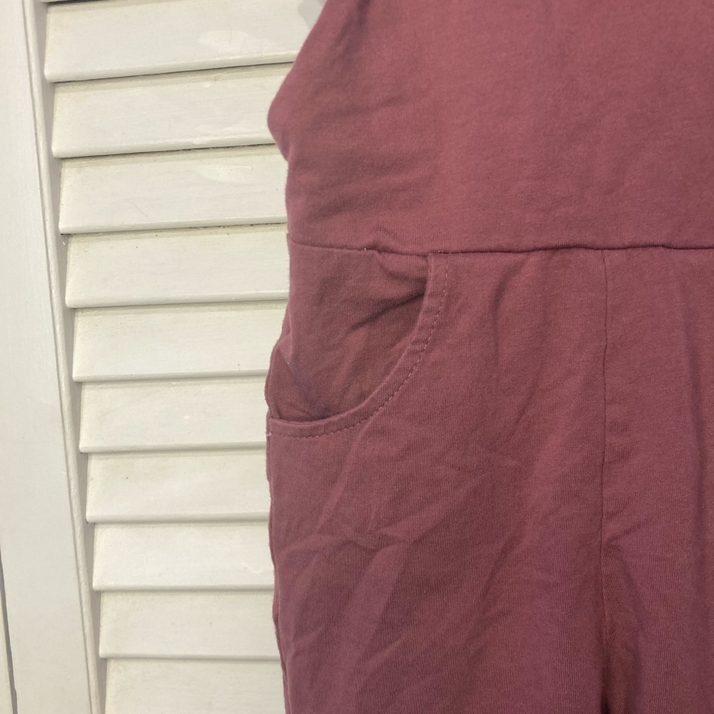 Presley Couture Mauve Ruffle Overalls Size 3T/4T - Picture 7 of 13